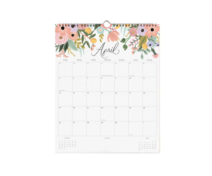 Rifle Paper Co. Paper 2026 Dahlia Appointment Calendar