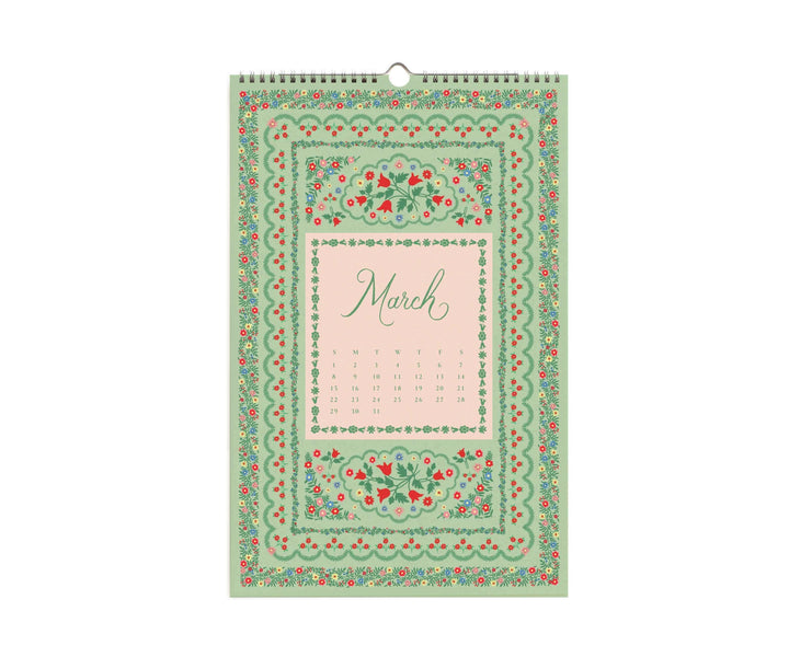 Rifle Paper Co. Paper 2026 Flora Wall Calendar
