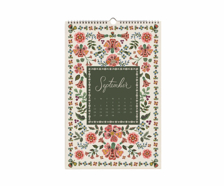 Rifle Paper Co. Paper 2026 Flora Wall Calendar