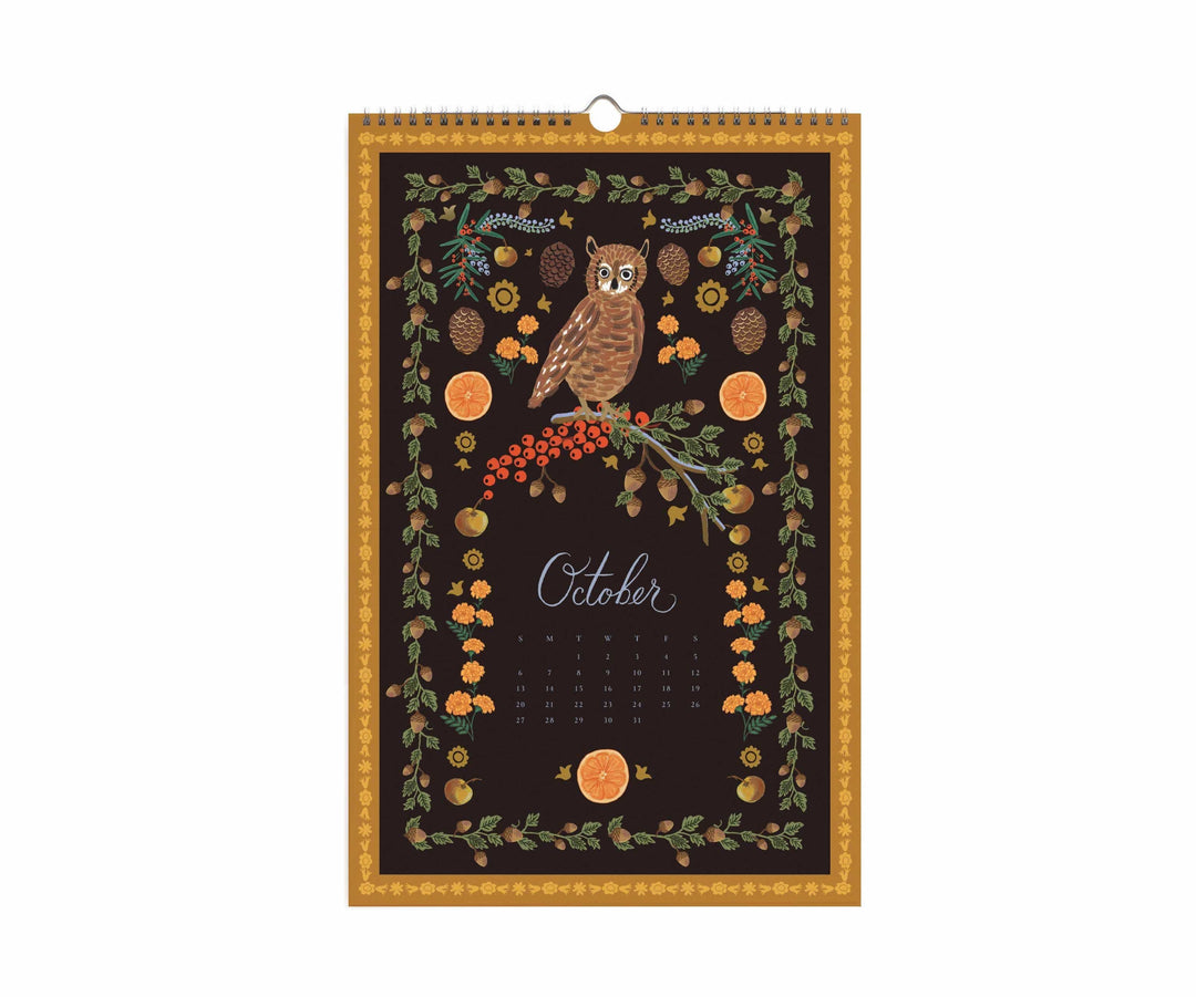 Rifle Paper Co. Paper 2026 Flora Wall Calendar
