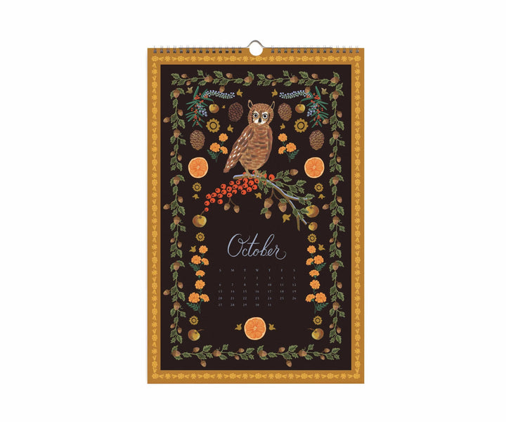 Rifle Paper Co. Paper 2026 Flora Wall Calendar