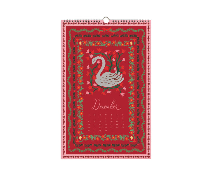 Rifle Paper Co. Paper 2026 Flora Wall Calendar