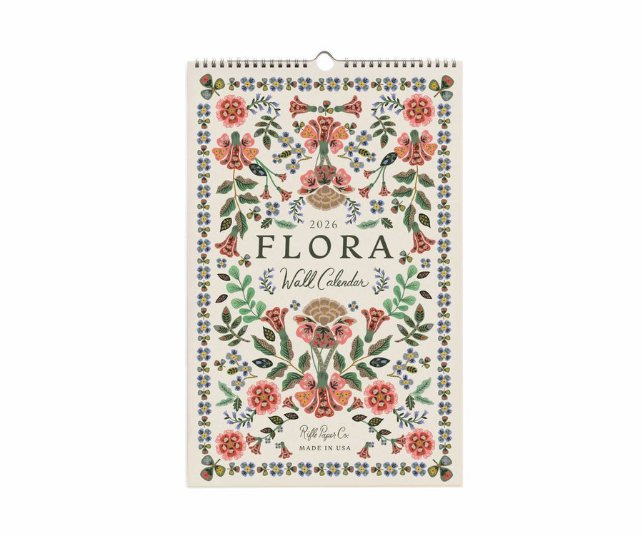 Rifle Paper Co. Paper 2026 Flora Wall Calendar