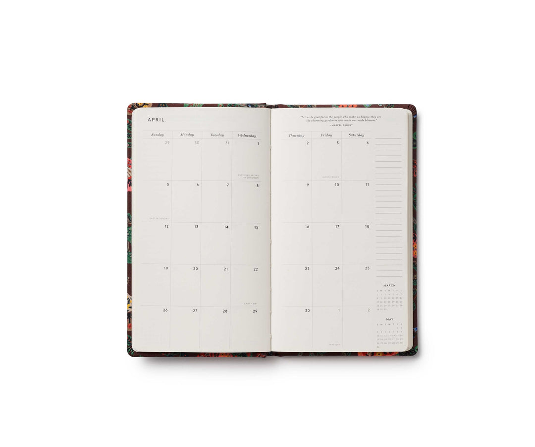 Rifle Paper Co. Paper 2026 Gracie 12-Month Hardcover Pocket Planner