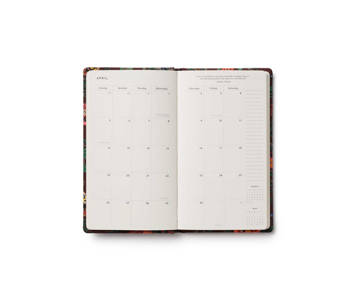 Rifle Paper Co. Paper 2026 Gracie 12-Month Hardcover Pocket Planner