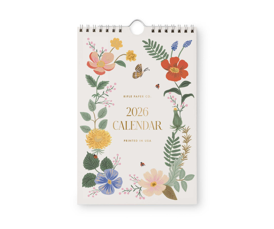 Rifle Paper Co. Paper 2026 Strawberry Fields Kitchen Calendar (6x9)