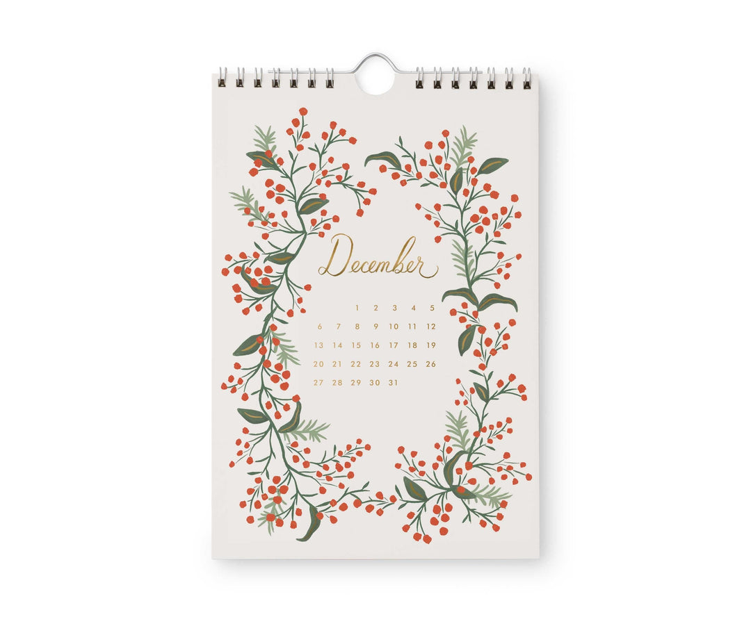 Rifle Paper Co. Paper 2026 Strawberry Fields Kitchen Calendar (6x9)