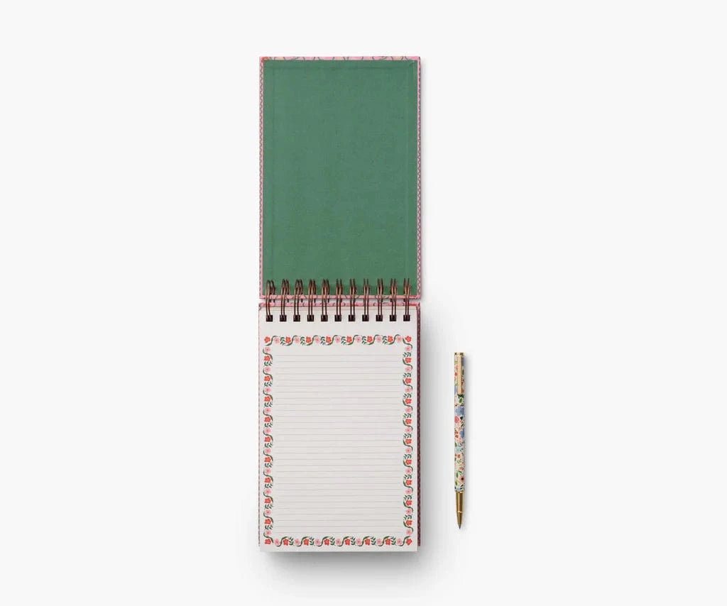 Rifle Paper Co. Paper Delphine Desktop Spiral Notepad