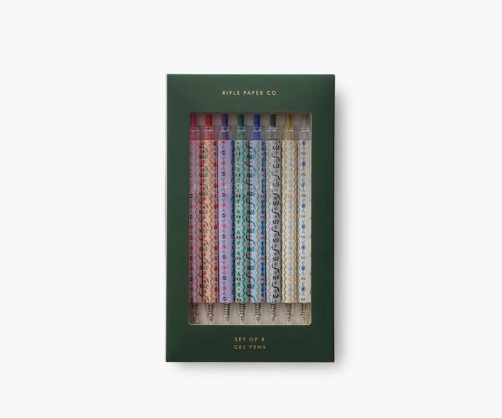 Rifle Paper Co. Paper Delphine Gel Pen Set of 8