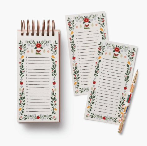 Rifle Paper Co. Paper Home Sweet Home Spiral Market Pad