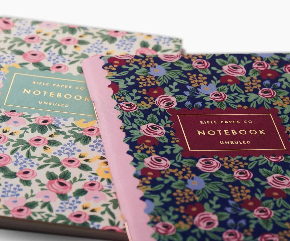 Rifle Paper Co. Paper Rosa Pocket Notebooks, Set of 2
