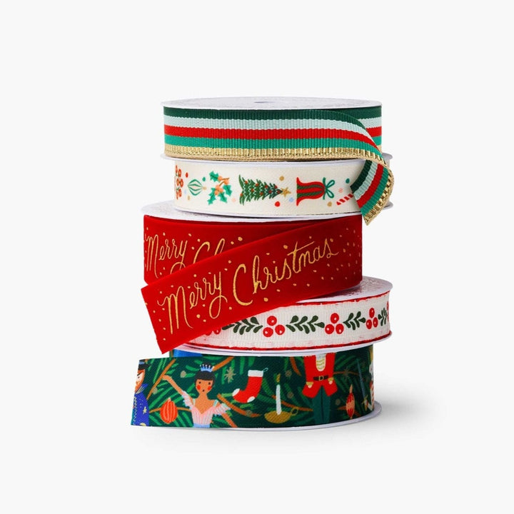 Rifle Paper Co. Ribbon Holiday Ribbon Set