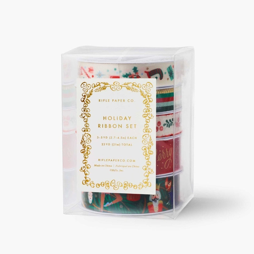 Rifle Paper Co. Ribbon Holiday Ribbon Set