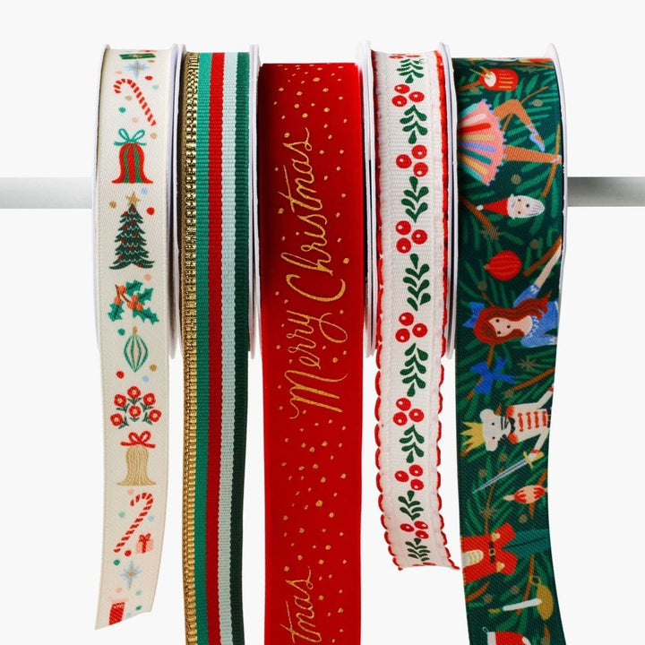 Rifle Paper Co. Ribbon Holiday Ribbon Set
