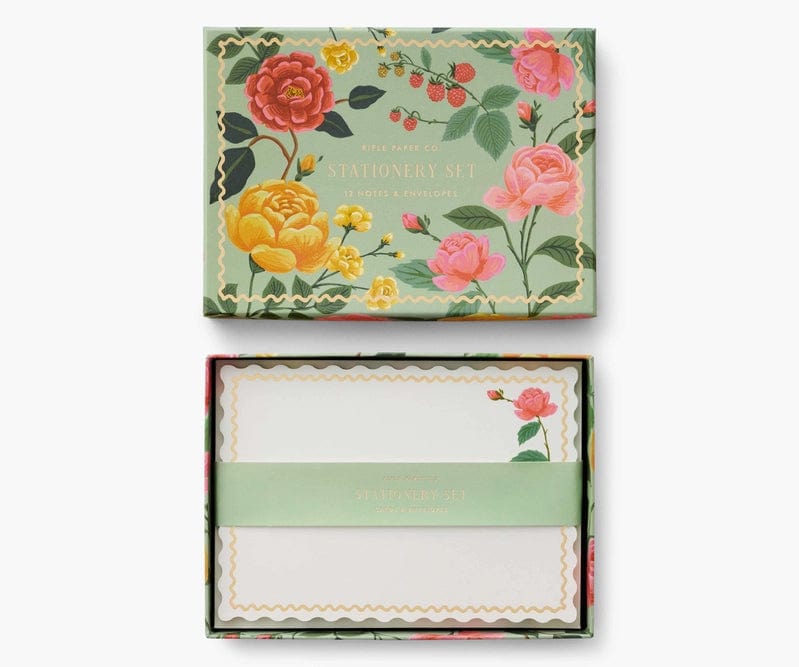 Rifle Paper Co. Stationery Set Roses Stationery Set