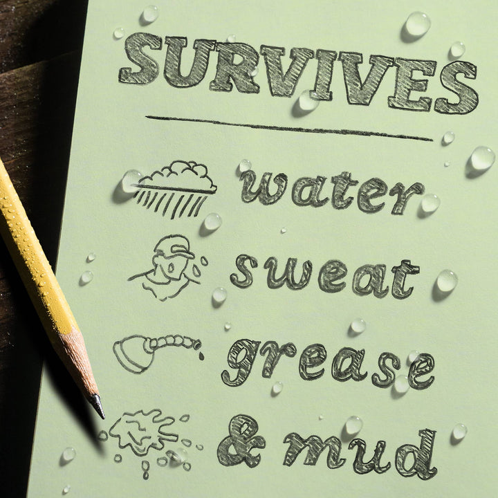 Rite in the Rain Notebooks & Notepads Green Rite in the Rain 4" x 6" Top-Spiral Notebook