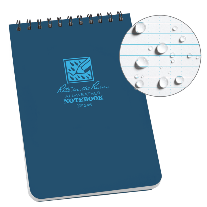 Rite in the Rain Notebooks & Notepads Green Rite in the Rain 4" x 6" Top-Spiral Notebook