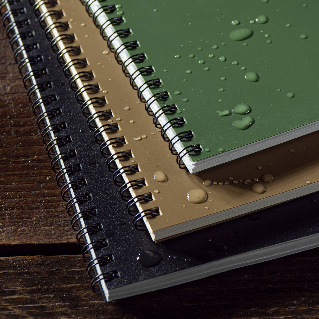 Rite in the Rain Notebooks & Notepads Green Rite in the Rain 6.625" x 8.5" Dot Grid Side Spiral Notebook