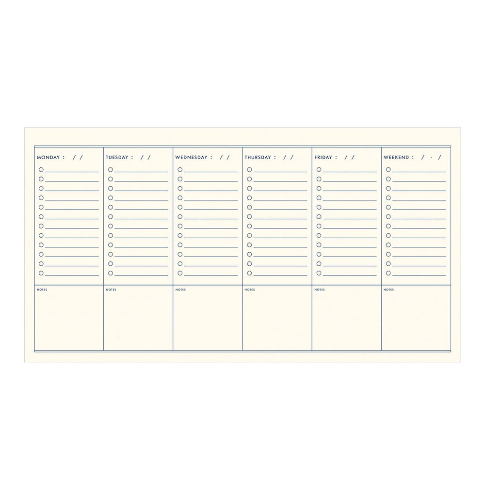 Ruff House Print Shop Calendars, Organizers & Planners Grid Schedule Weekly Planner