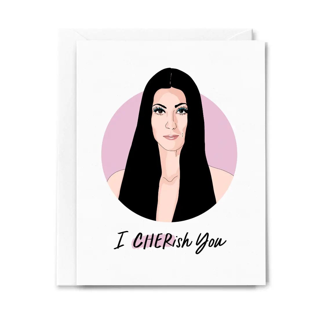 I Cherish You Cher Greeting Card – Paper Luxe