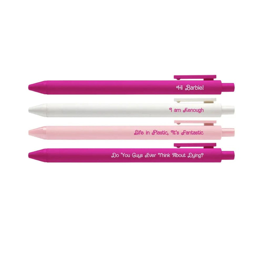 Sammy Gorin LLC Pen and Pencils Life in Plastic, Barbie Movie, Pen Set