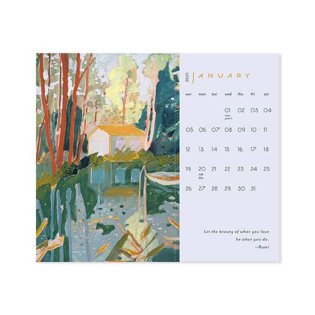 Seedlings Calendar *NEW!! Lake Works Seedlings 2025 Postcard Calendar