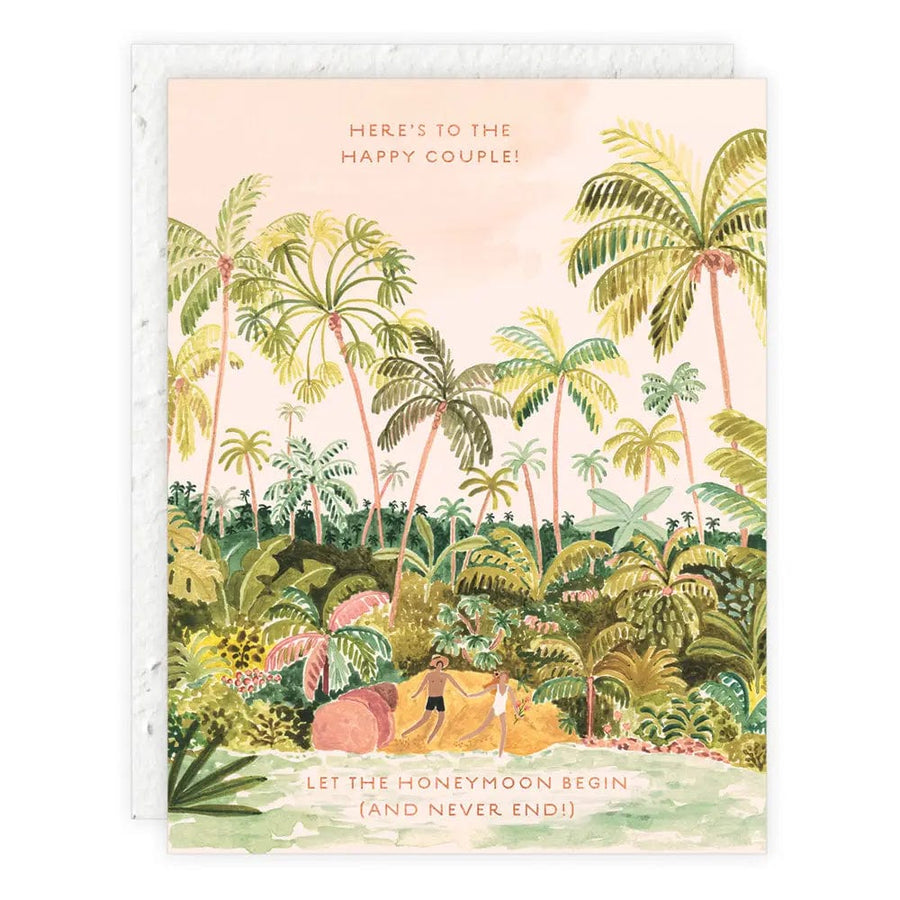Seedlings Card Beach Lovers - Wedding + Engagement Card