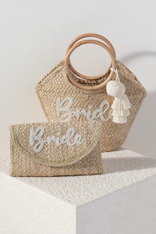 Shiraleah Clutch Bride Clutch, Natural