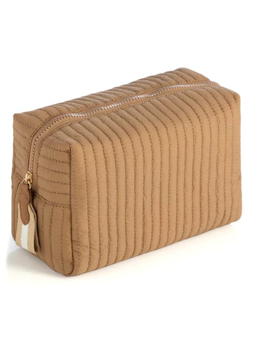 Shiraleah Handbags, Wallets & Cases Ezra Large Boxy Cosmetic Pouch, Tan