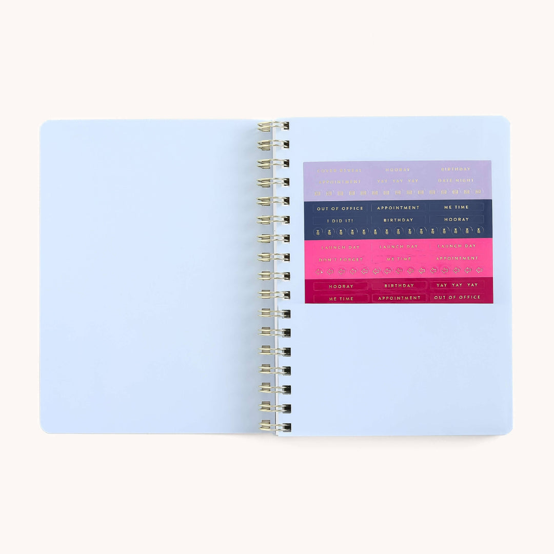 Simplified by Emily Ley paper 2025-2026 Softcover Weekly Simplified Planner - Ivory Antelope
