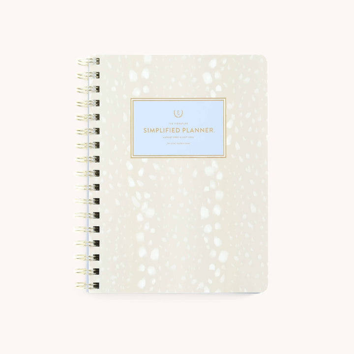 Simplified by Emily Ley paper 2025-2026 Softcover Weekly Simplified Planner - Ivory Antelope