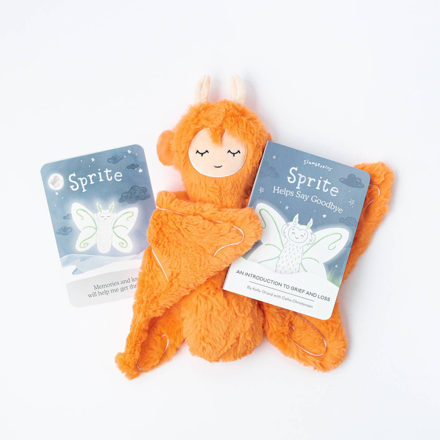 Slumberkins Plush Toy Mythical Tangerine Sprite Snuggler - Grief & Loss