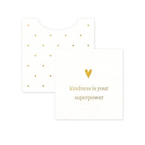 Smitten on Paper Enclosure Card Kindness Superpower Enclosure Card