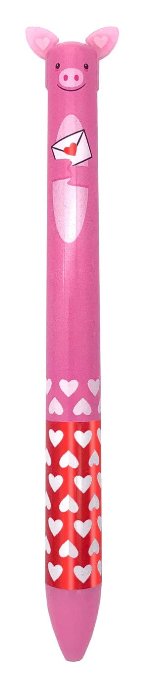 Snifty Pen Pig Valentine - Two Click Color Pens | SNIFTY