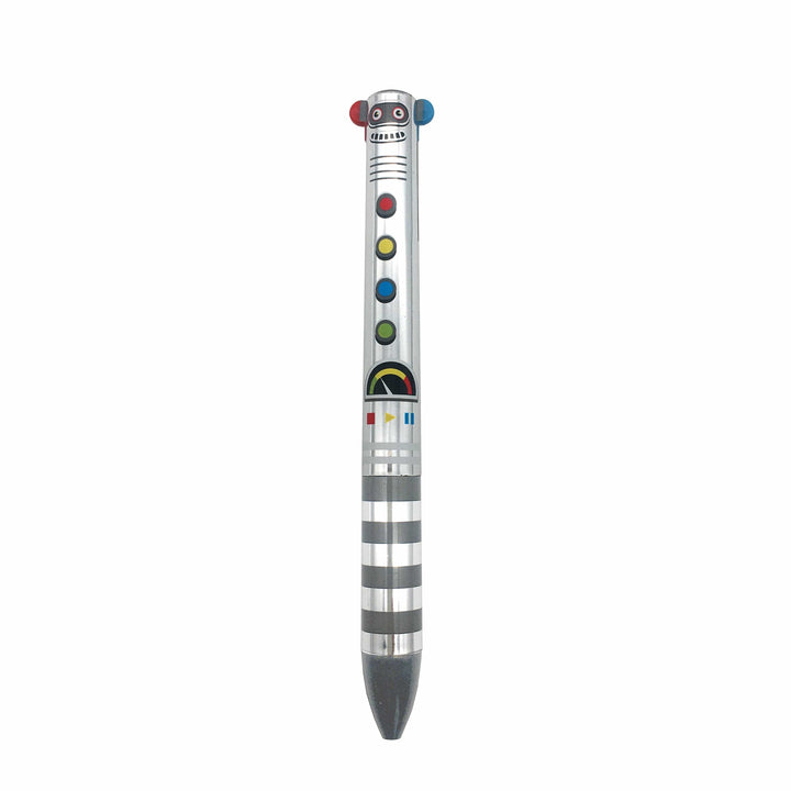 Snifty Pen Robot Metallic - Two Click Color Pens | SNIFTY