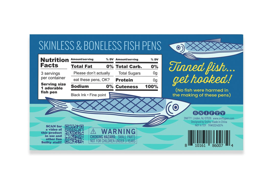 Snifty Pens Tinned Fish Pens Set