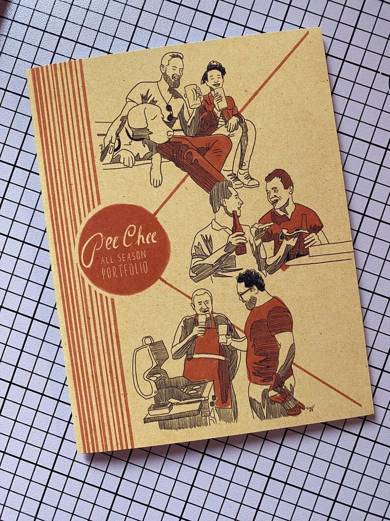 Snowday Press Card Pee Chee Beer Lover Card