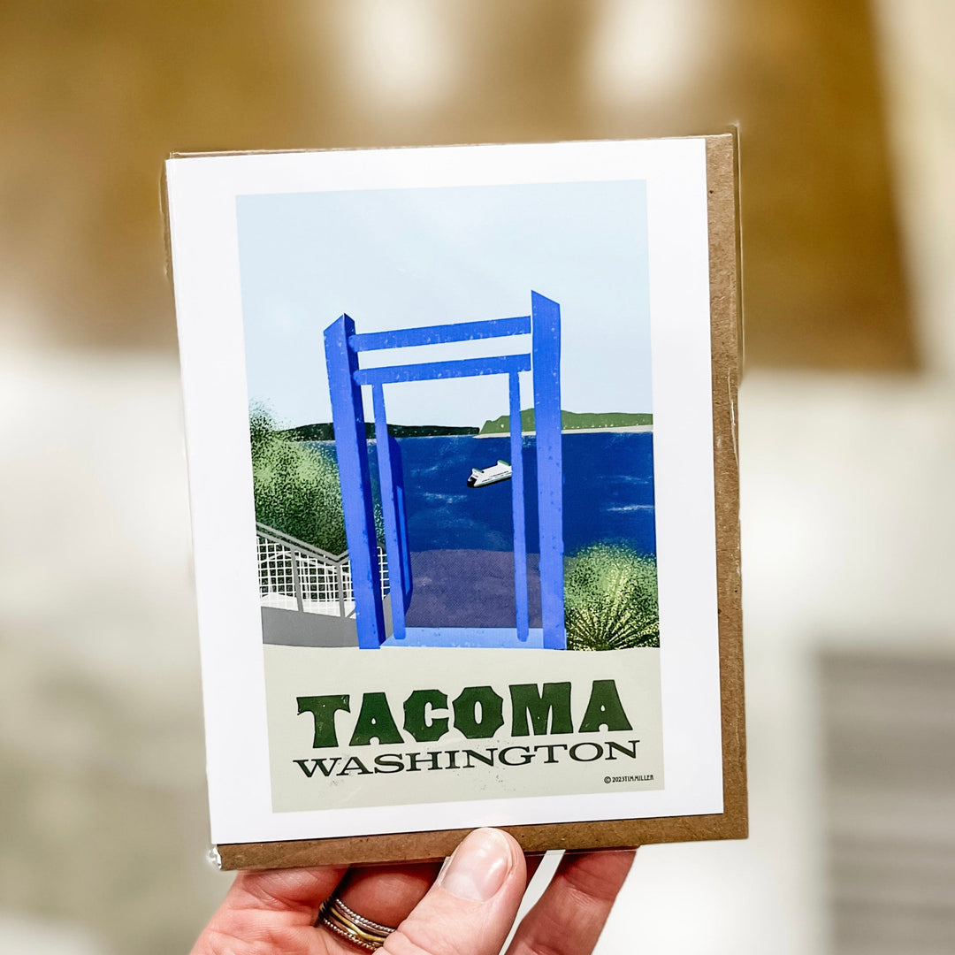 Snowday Press Card Ruston Slides Tacoma Card
