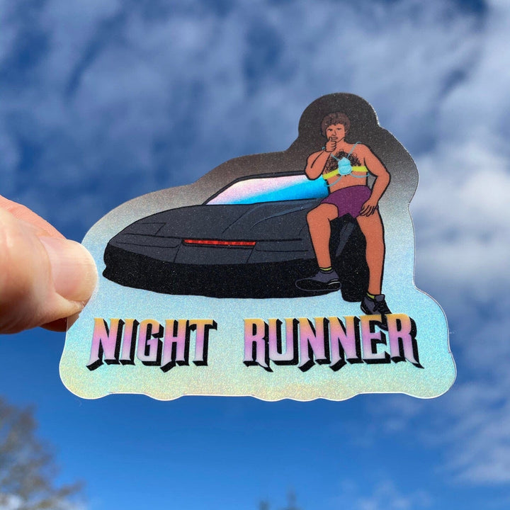 Snowday Press Sticker Night Runner Sticker