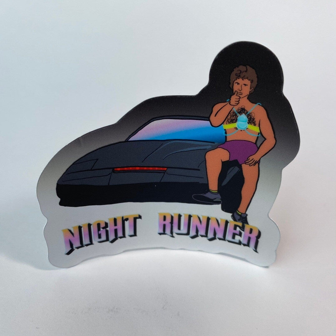 Snowday Press Sticker Night Runner Sticker