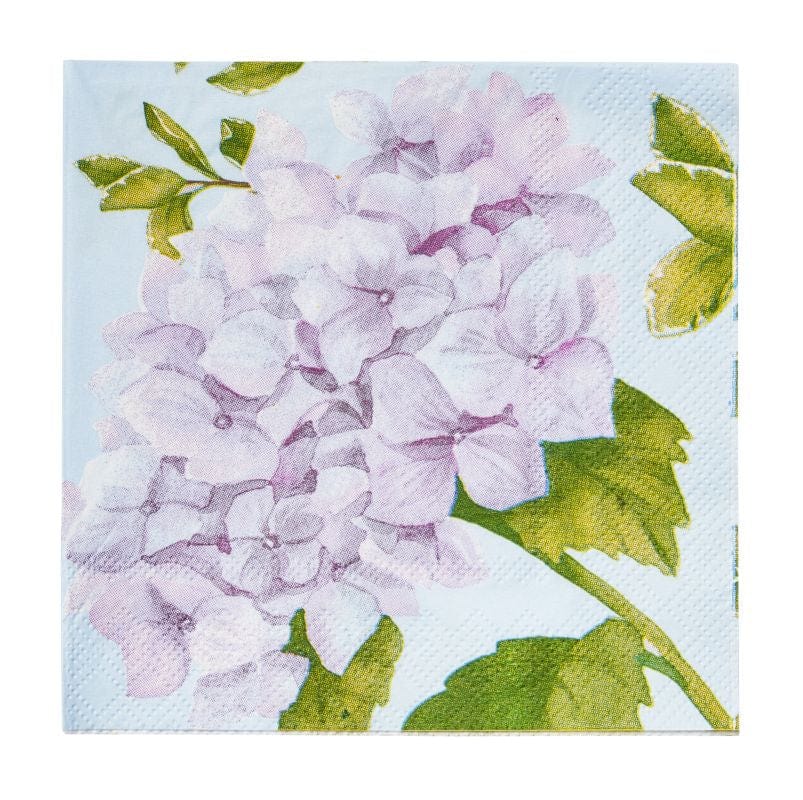 Sophistiplate Party Supplies Cocktail Napkin Hydrangeas