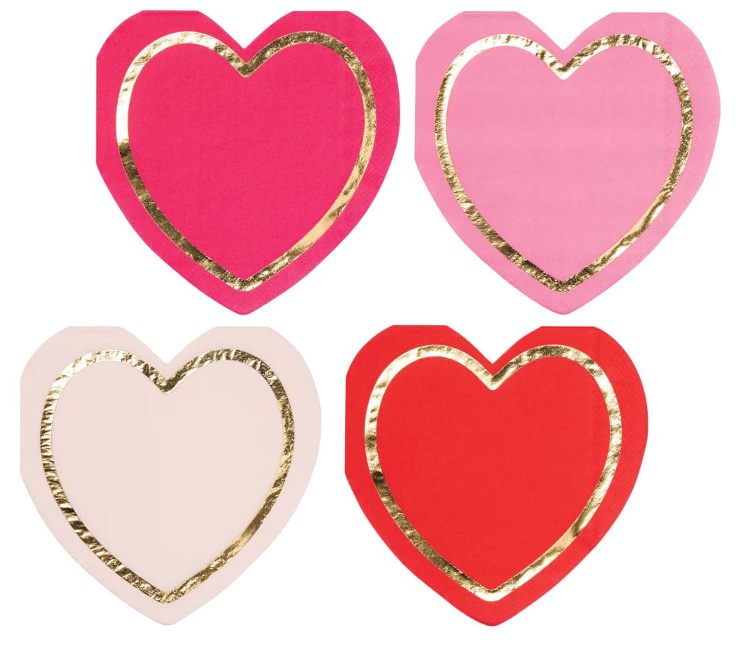 Love Heart Shaped Paper Napkin – Paper Luxe