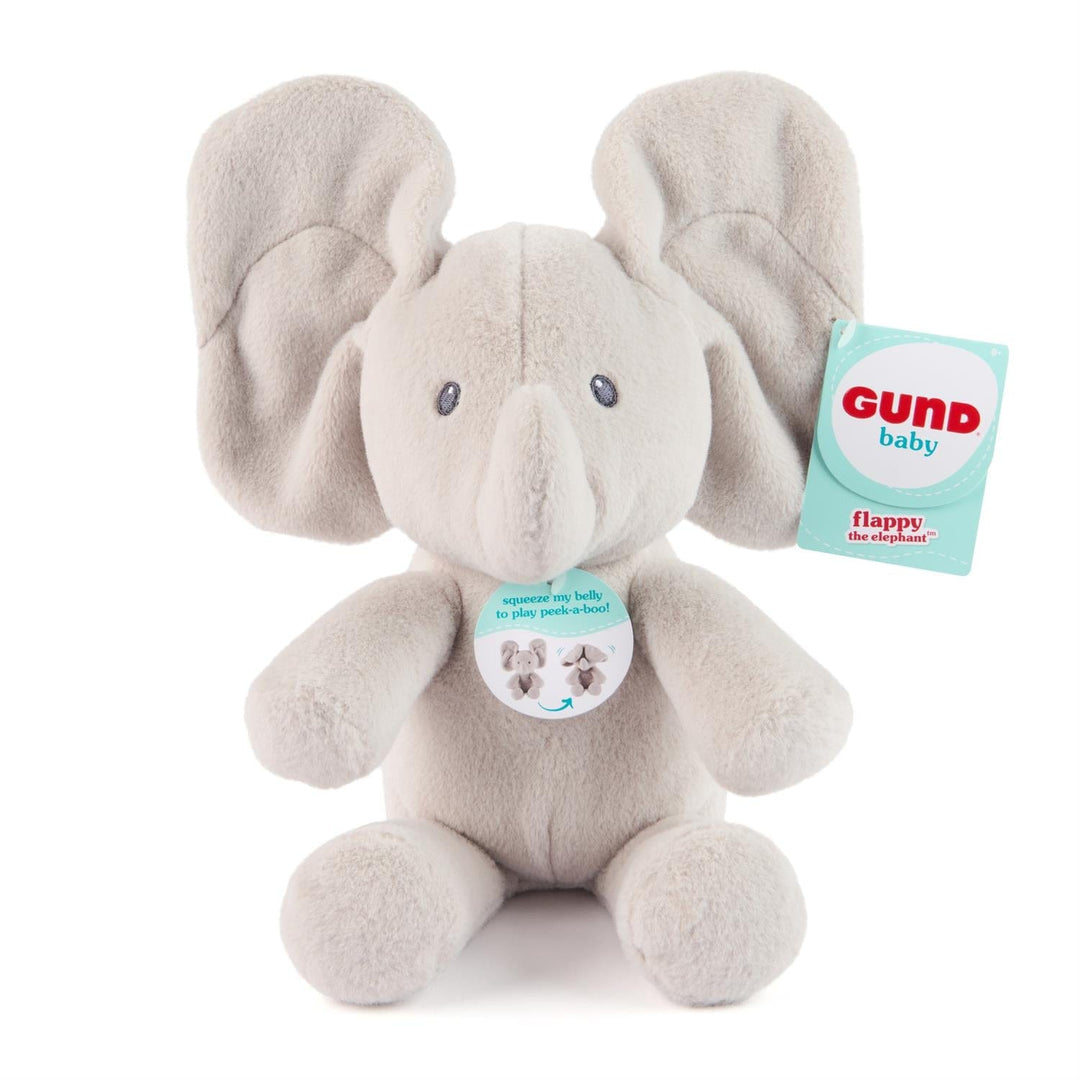 Spin Master Plush Peek-a-Boo Flappy the Elephant, 7" | GUND