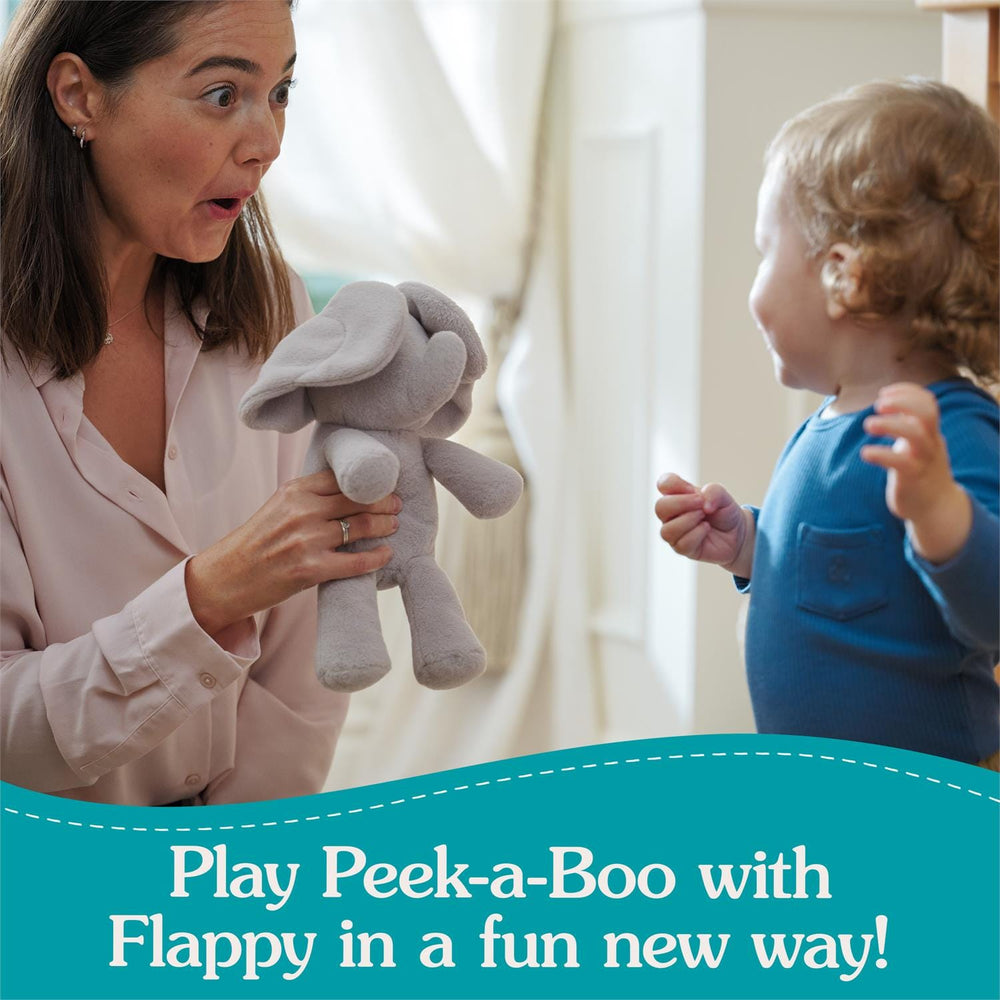 Spin Master Plush Peek-a-Boo Flappy the Elephant, 7" | GUND