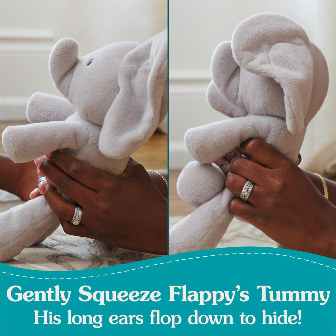 Spin Master Plush Peek-a-Boo Flappy the Elephant, 7" | GUND