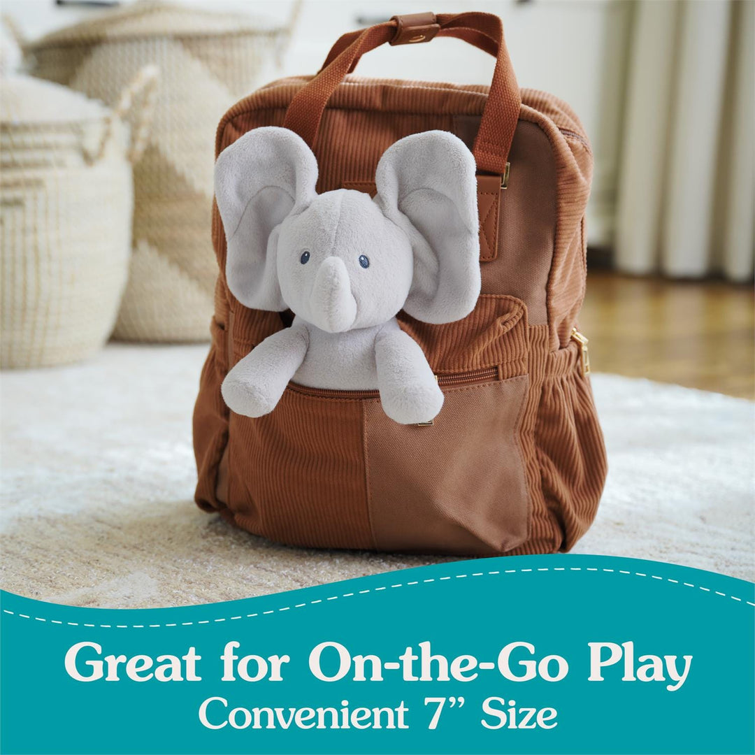 Spin Master Plush Peek-a-Boo Flappy the Elephant, 7" | GUND