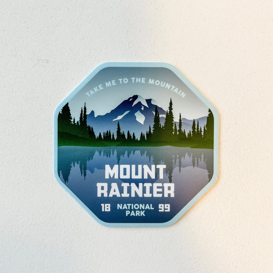 Stickers Northwest Sticker Take Me To The Mountain Mount Rainier Sticker