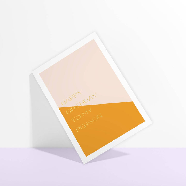 Sublime & Co. Cards Happy Birthday To My Person