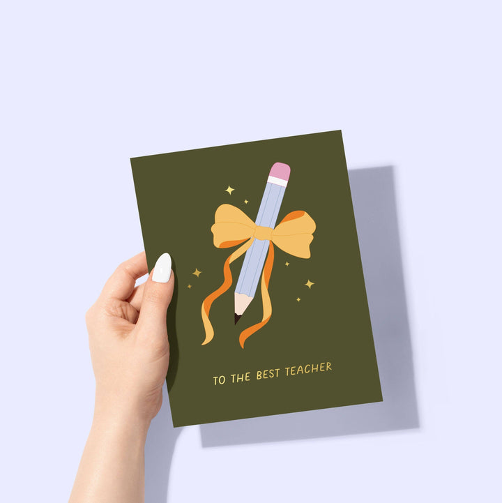 Sublime & Co. Cards Teacher Cards To The Best Teacher Teacher Appreciation Card