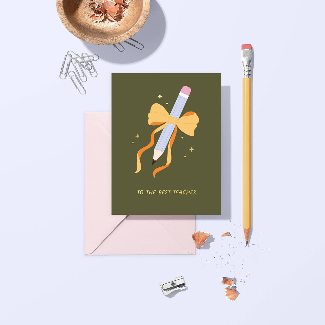 Sublime & Co. Cards Teacher Cards To The Best Teacher Teacher Appreciation Card